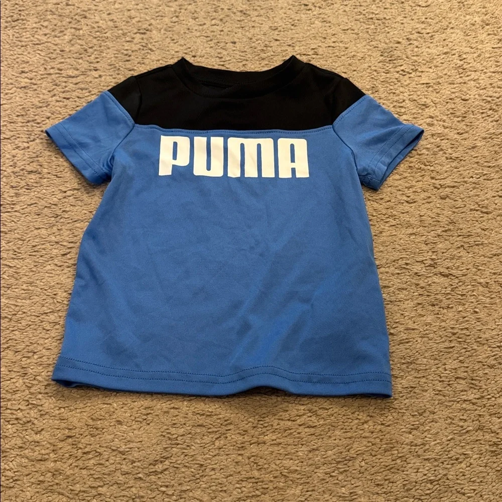 Puma Blue, Black & Gray Kids Sports Set - Picture 2 of 7